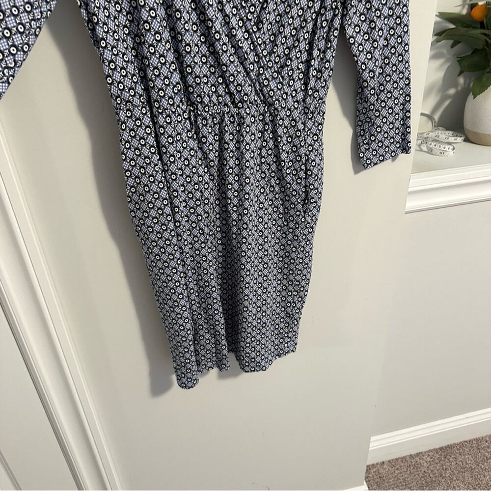 Boden Blue Printed Sexy Cotton Mini Dress XSP - Picture 6 of 10